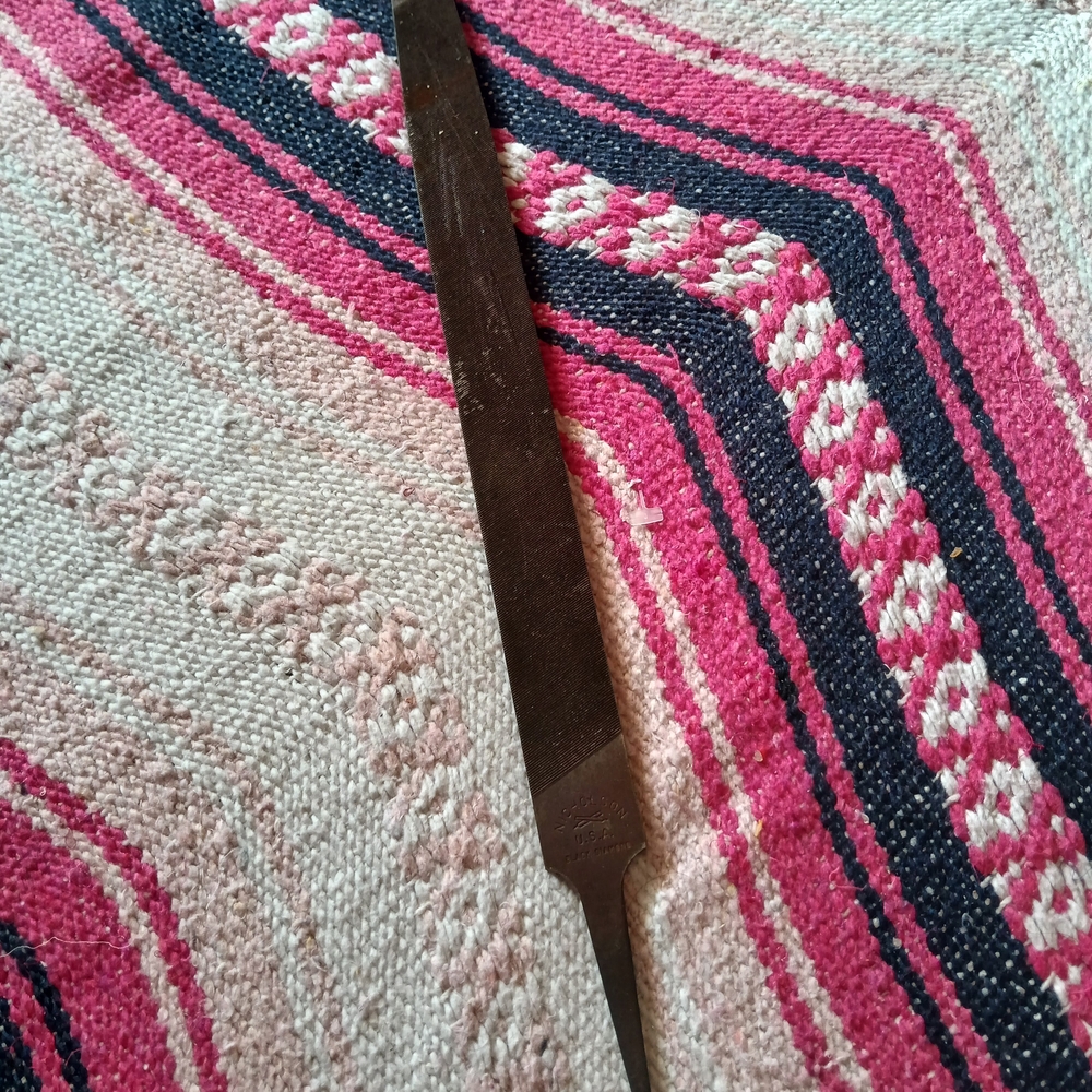 Vintage Nichclson 15‎ Inch Metal File Smooth USA MADE